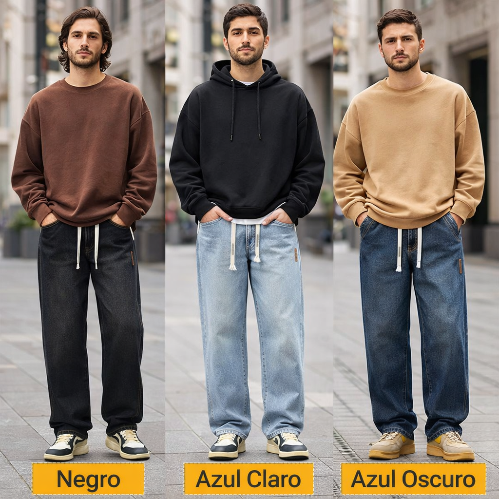 Vaqueros Oversize Denim Vintage