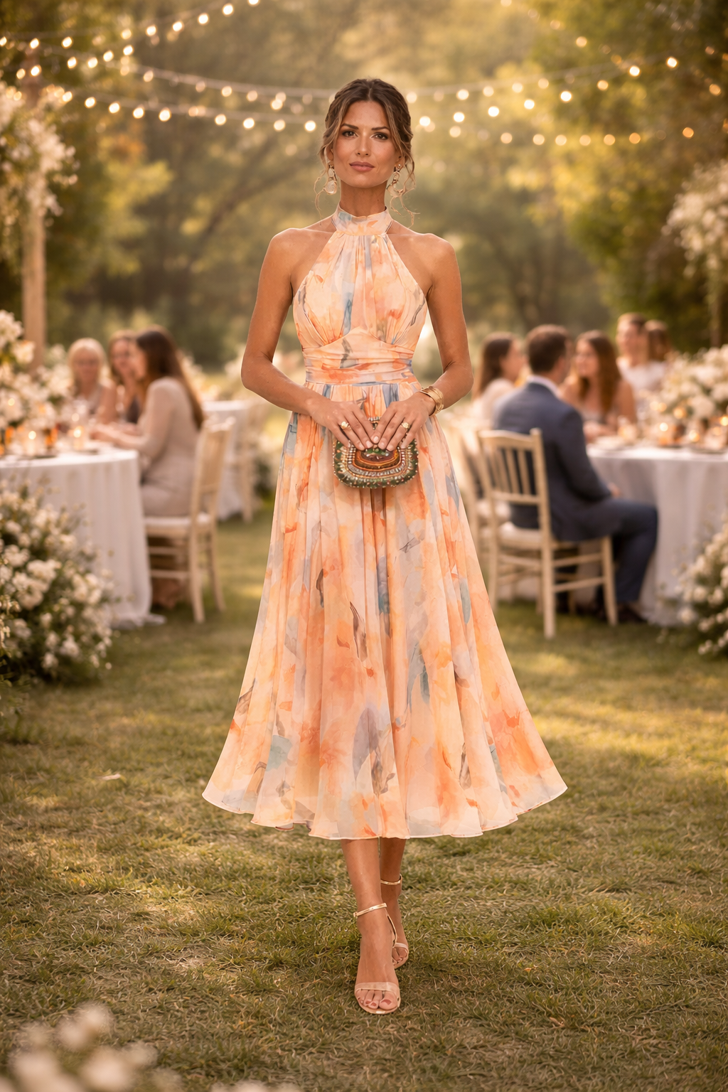 Vestido Mónica | Cuello Estampado