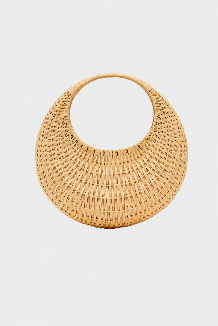 Bolso de Playa para Mujer en Tejido Natural – Diseño Elegante, Ligero y Ideal para el Verano
