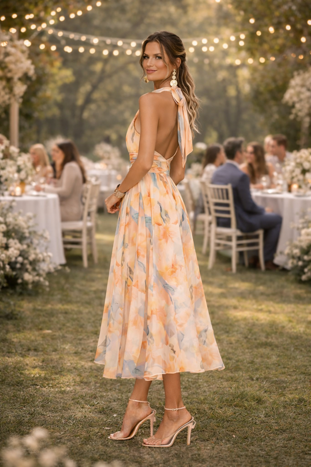 Vestido Mónica | Cuello Estampado