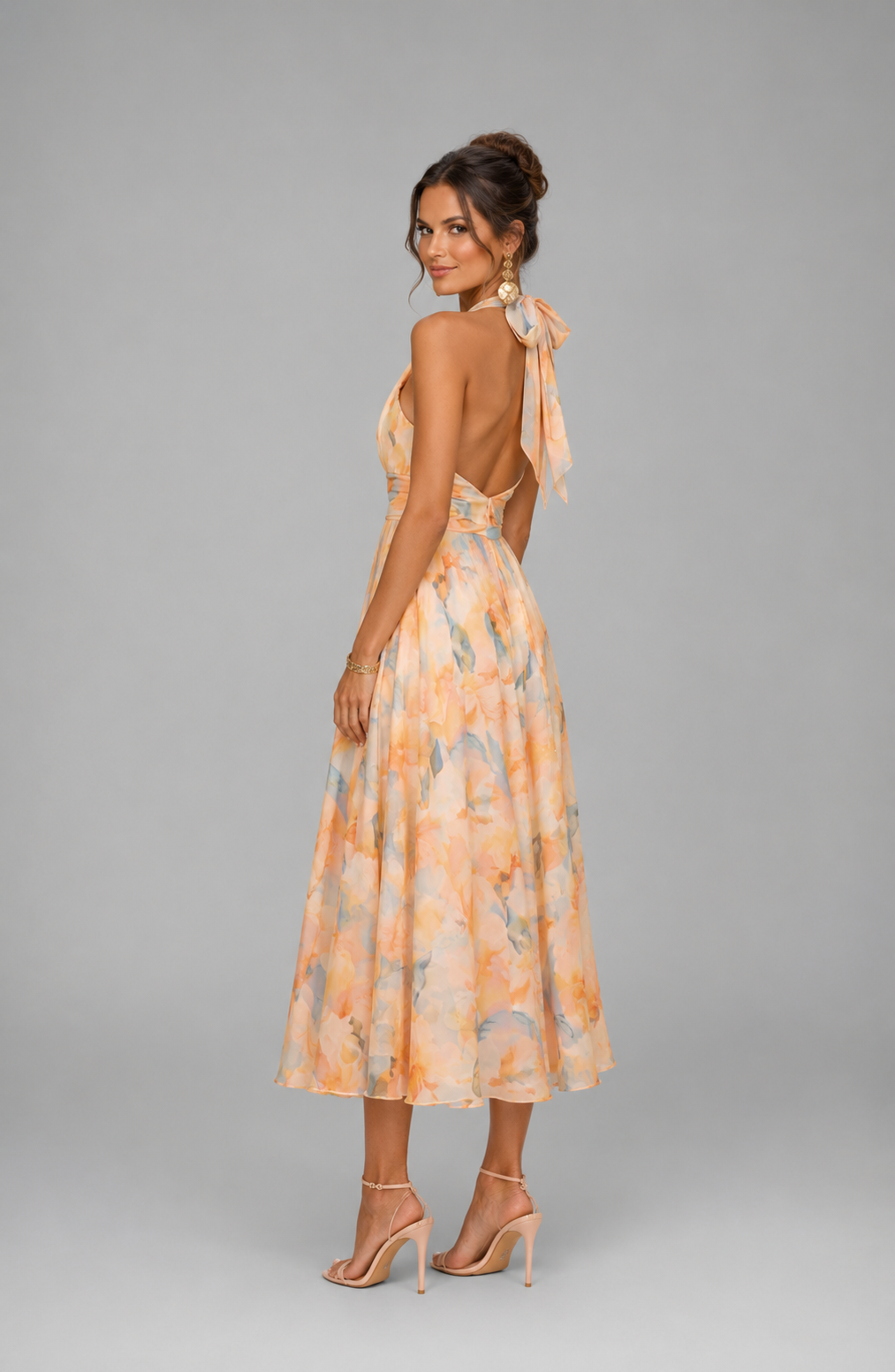 Vestido Mónica | Cuello Estampado