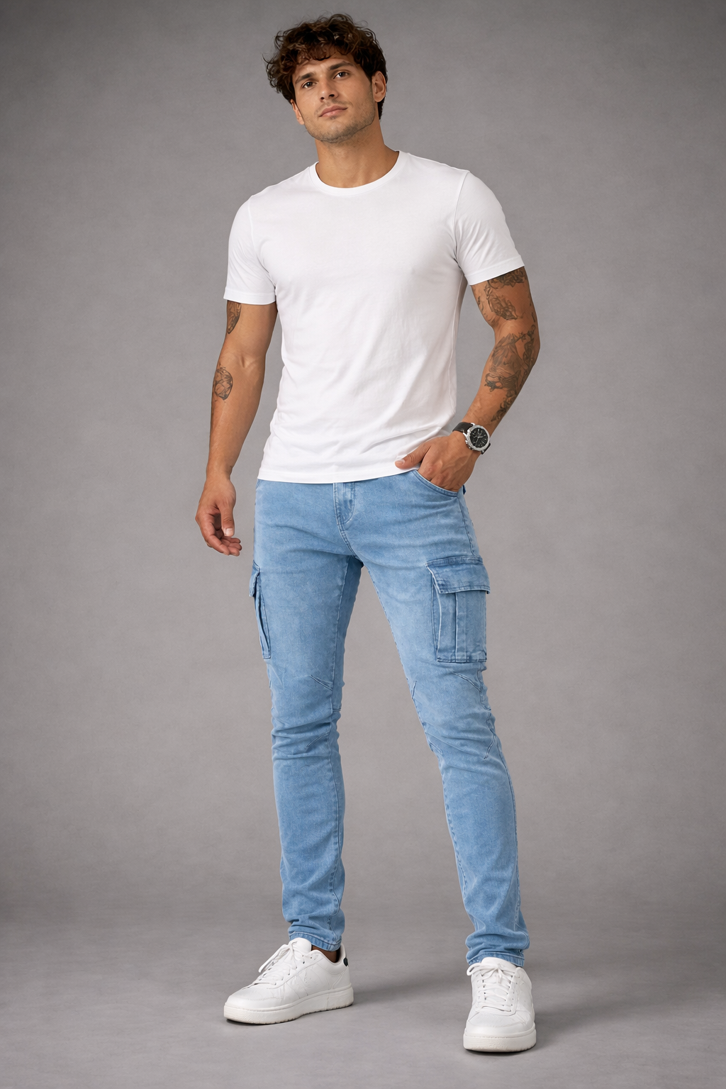 Pantalón Cargo Jean
