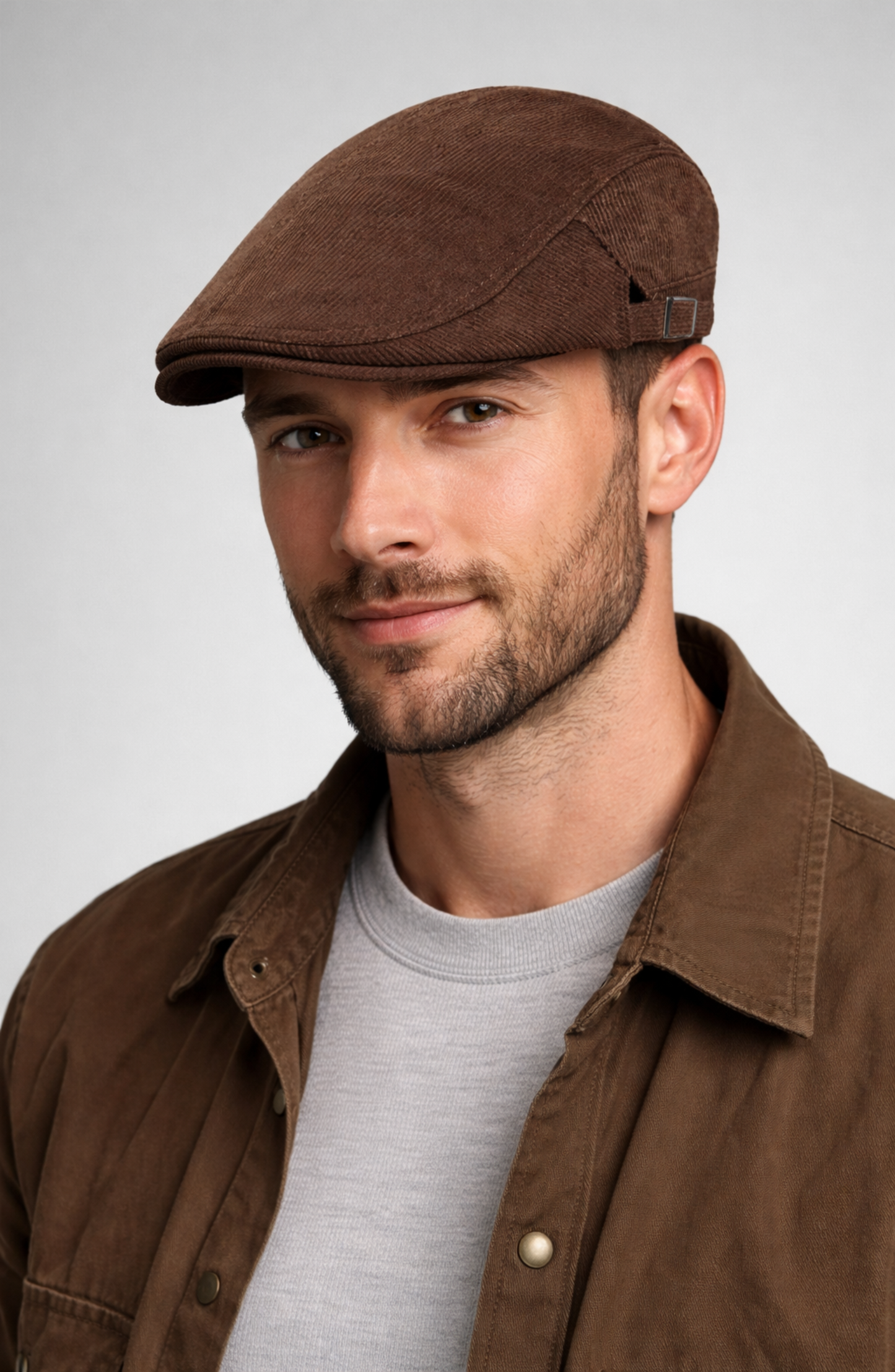 Gentleman Classic | Gorra plana de pana clásica