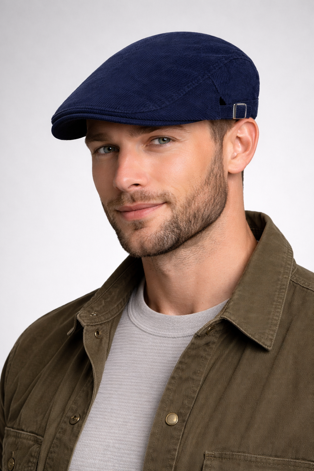 Gentleman Classic | Gorra plana de pana clásica