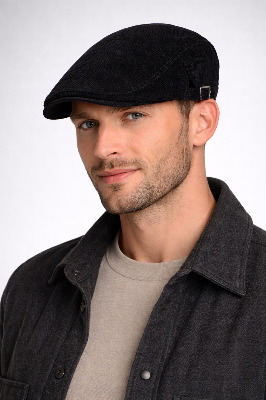 Gentleman Classic | Gorra plana de pana clásica