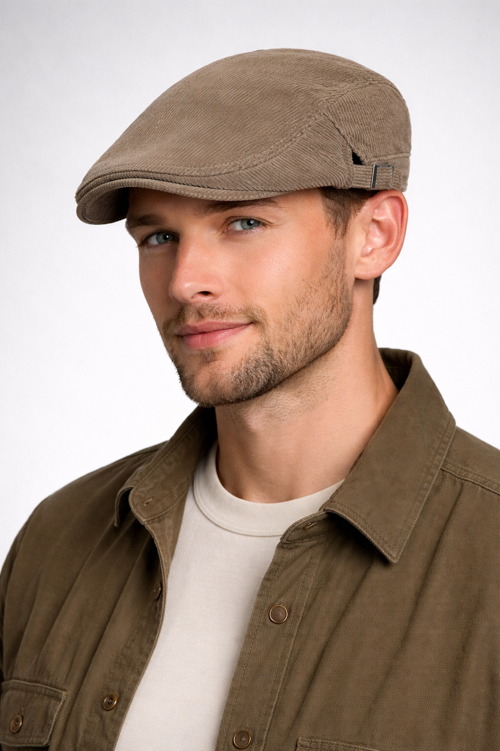 Gentleman Classic | Gorra plana de pana clásica