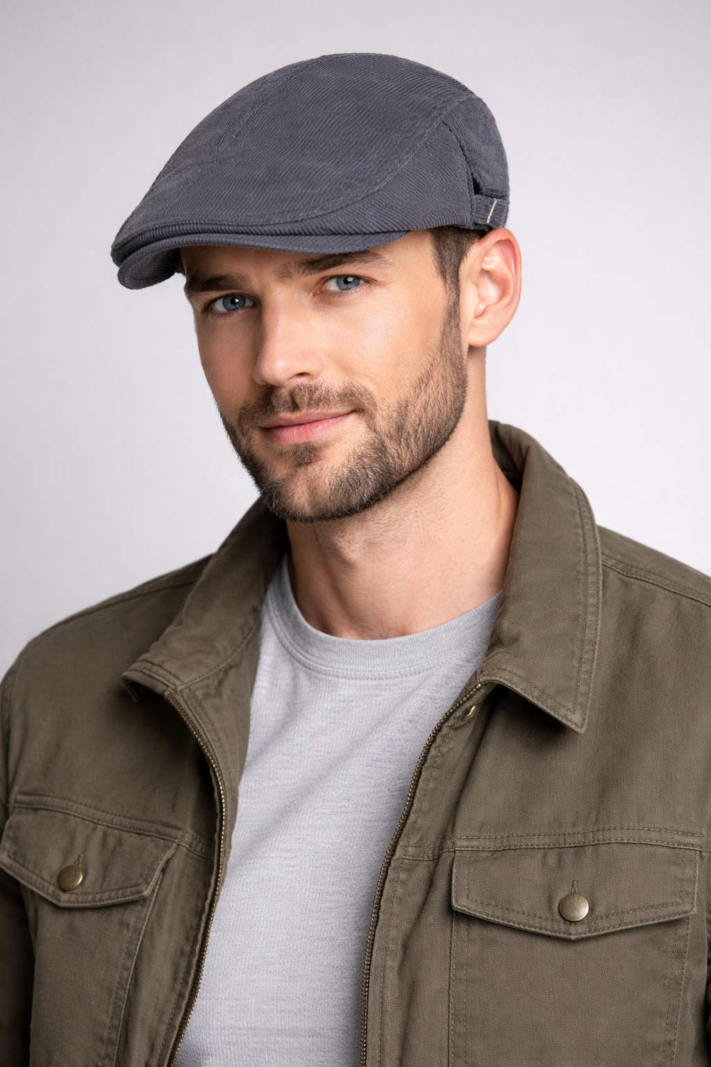 Gentleman Classic | Gorra plana de pana clásica