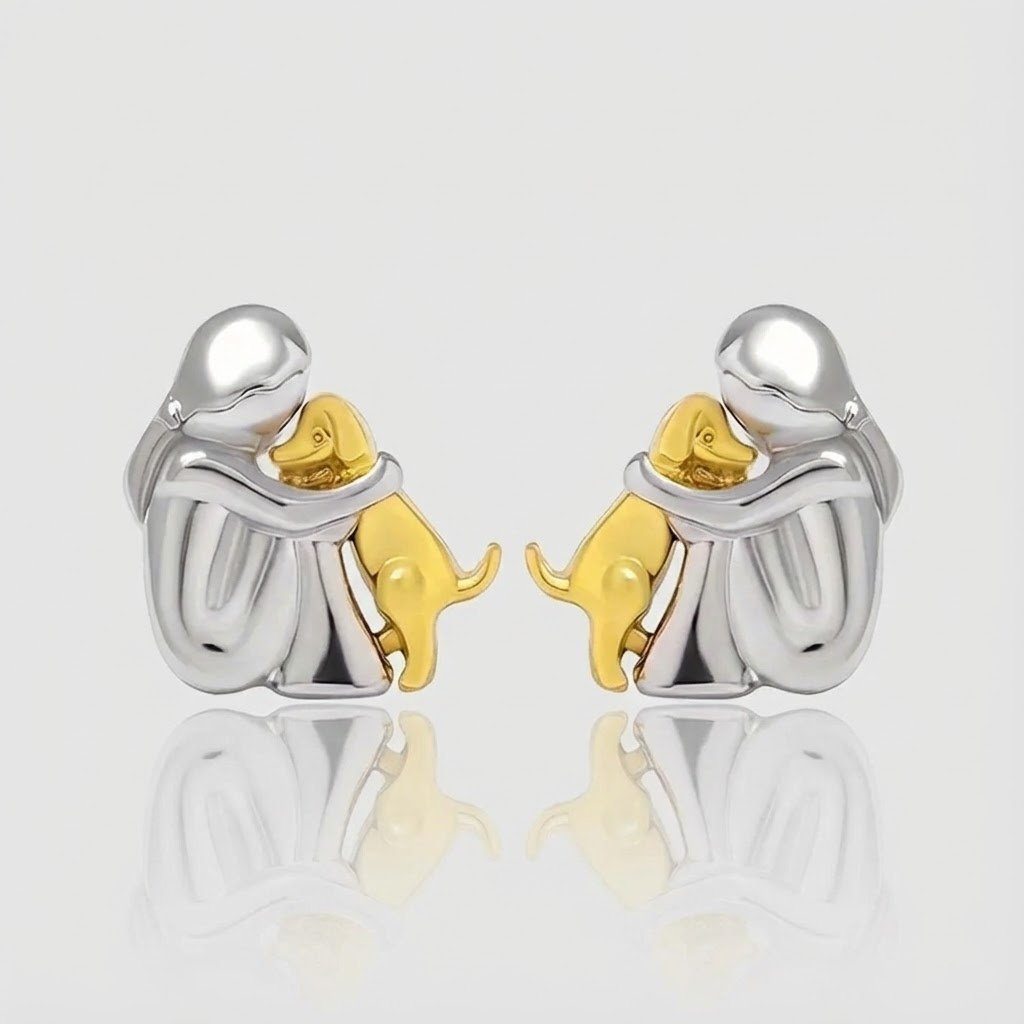 Lisa™ - Pendientes con icono de perro