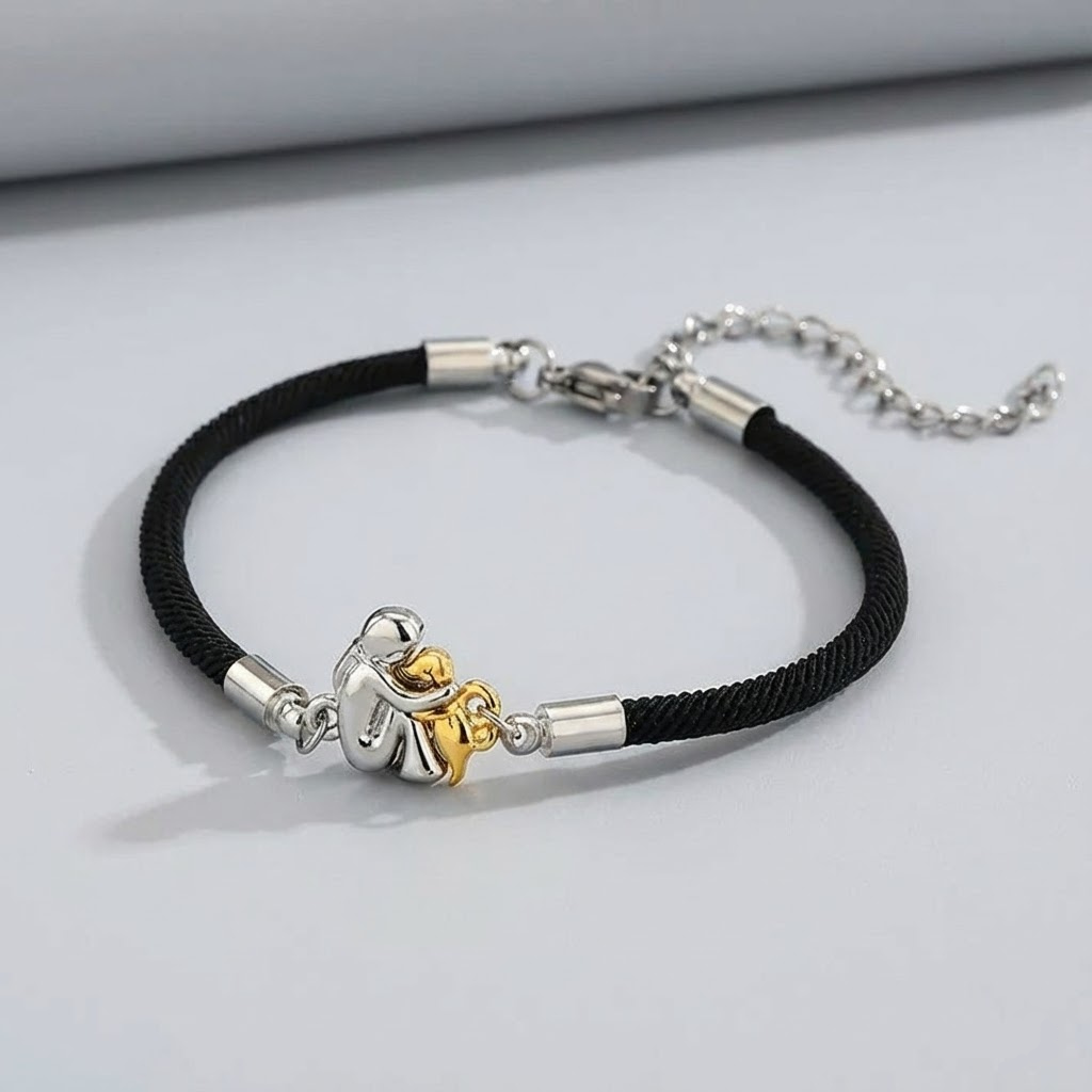 Kati™ - Pulsera de cordón con icono de perro