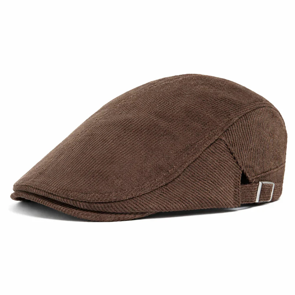 Gentleman Classic | Gorra plana de pana clásica