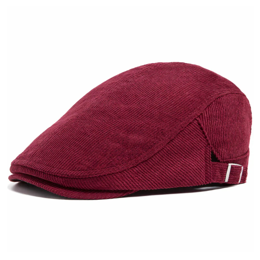 Gentleman Classic | Gorra plana de pana clásica
