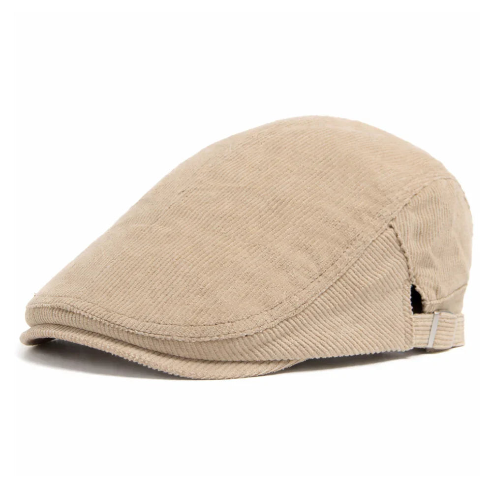 Gentleman Classic | Gorra plana de pana clásica