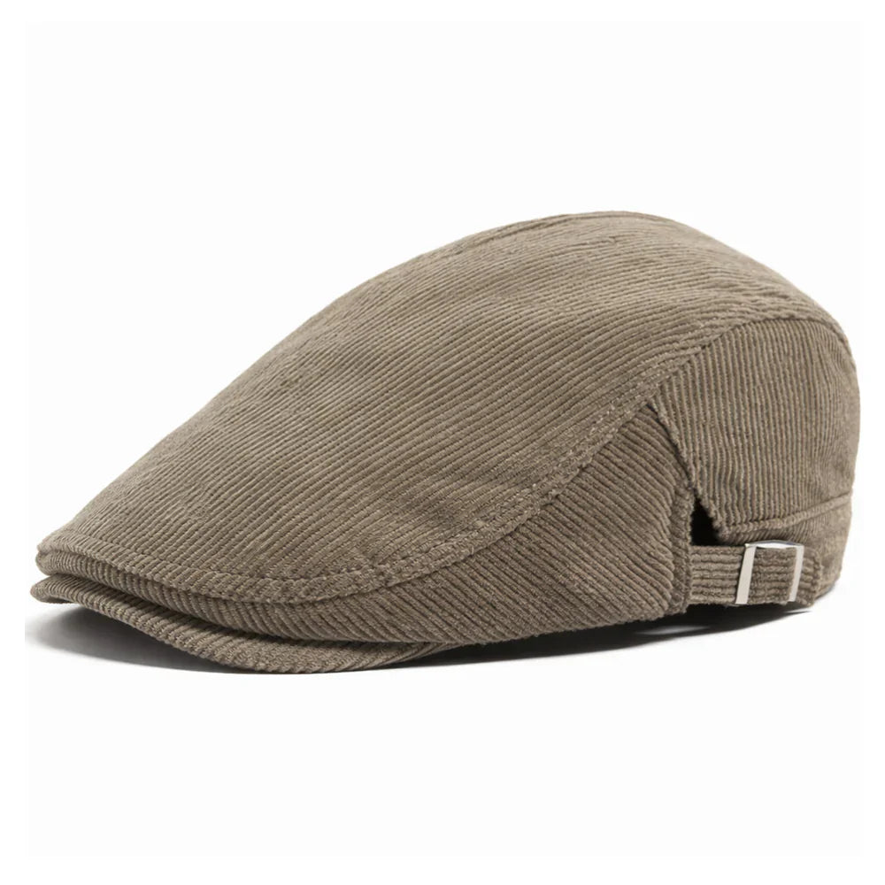 Gentleman Classic | Gorra plana de pana clásica