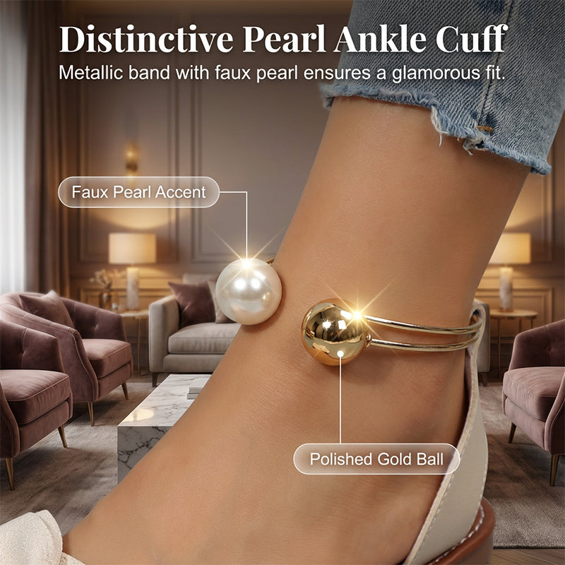 Sandalias planas para mujer con lazo decorativo y perlas elegantes