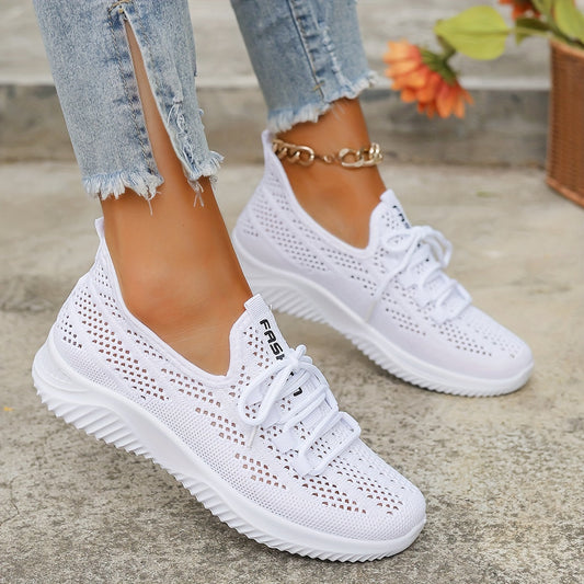 Zapatillas para mujer transpirables con suela amortiguadora ultraligera