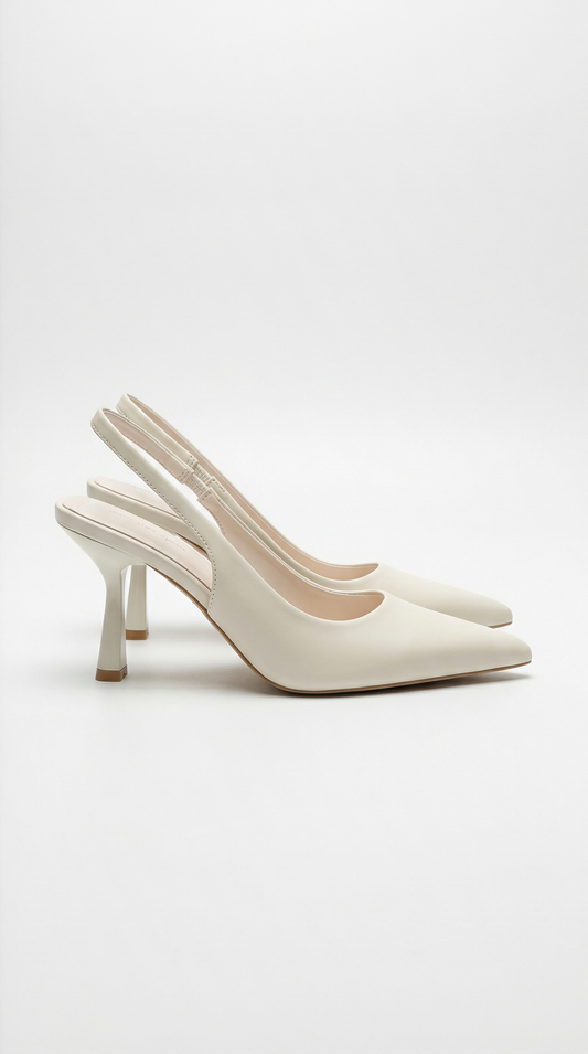 Zapatos de salón Nicole con talón abierto y diseño elegante